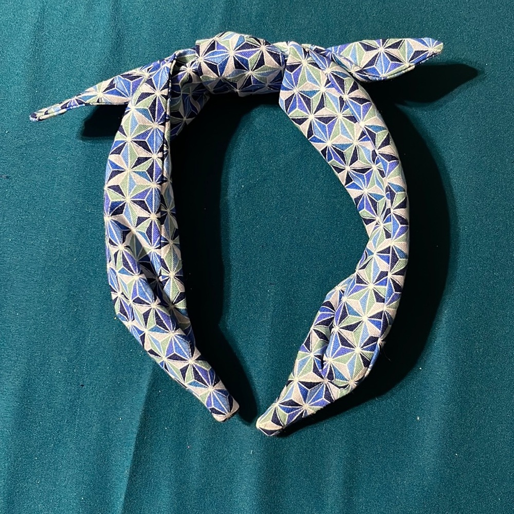 Disney’s Spaceship Earth - Epcot headband with bow